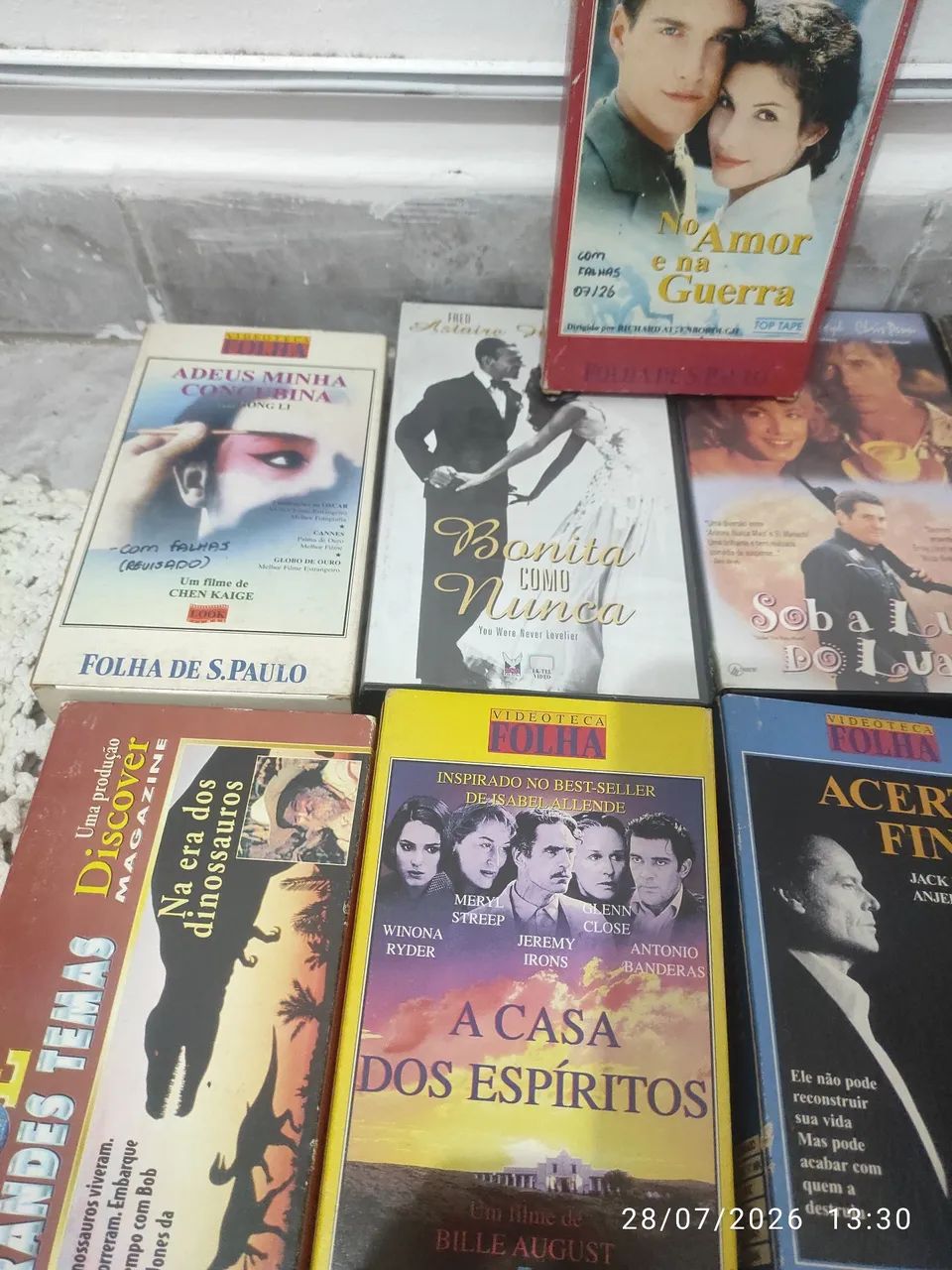 LOTE FITAS VHS ? EDIÇÕES FOLHA DE S.PAULO + CLÁSSICOS DE CINEMA - Foto 2