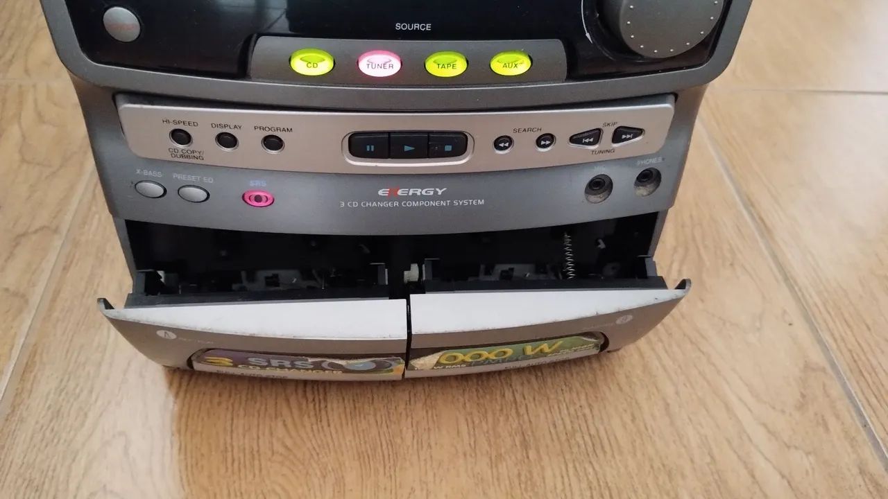 Mini System Gradiente 3 CD Rádio K7 - Foto 3