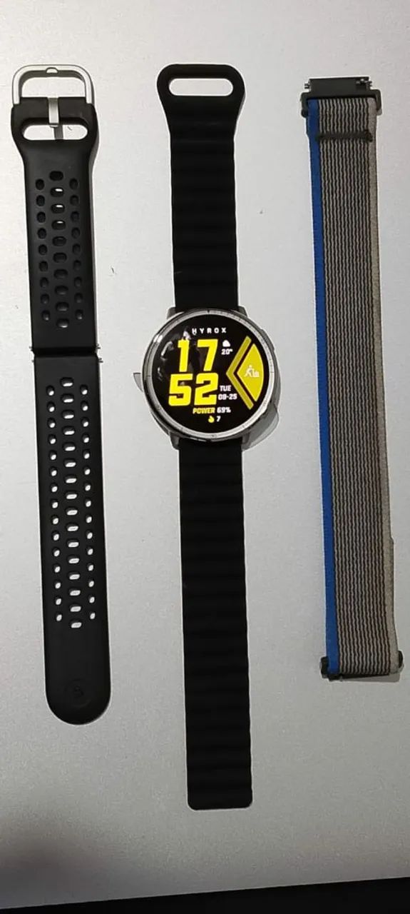 Amazfit Active 2 com 3 pulseiras - Foto 2