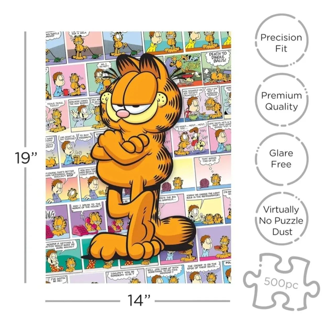 Quebra-cabeça Garfield, 500 peças - Foto 3