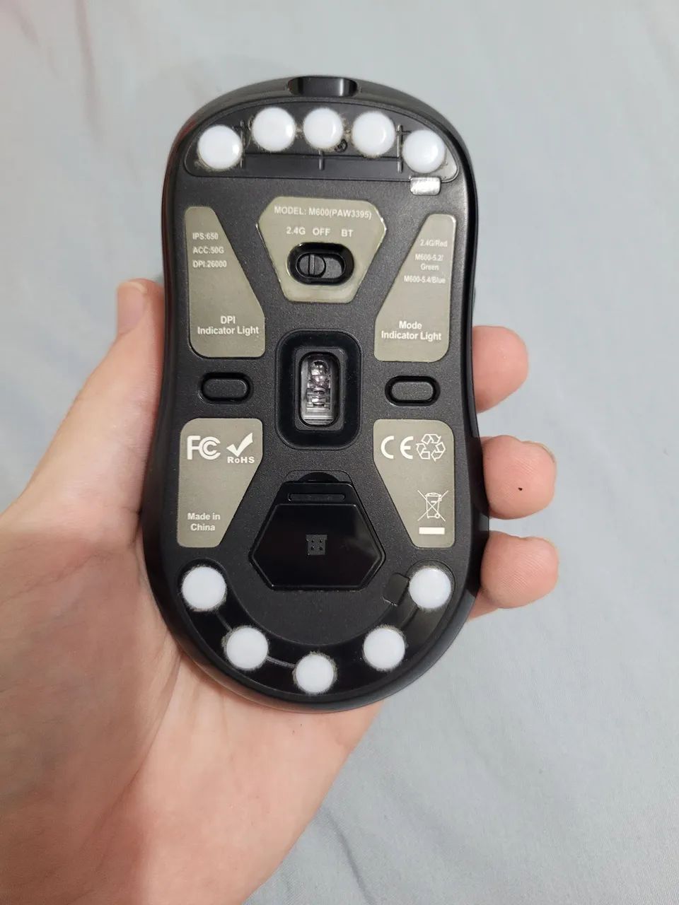 Mouse Kysona M600 PAW3395 - Foto 3