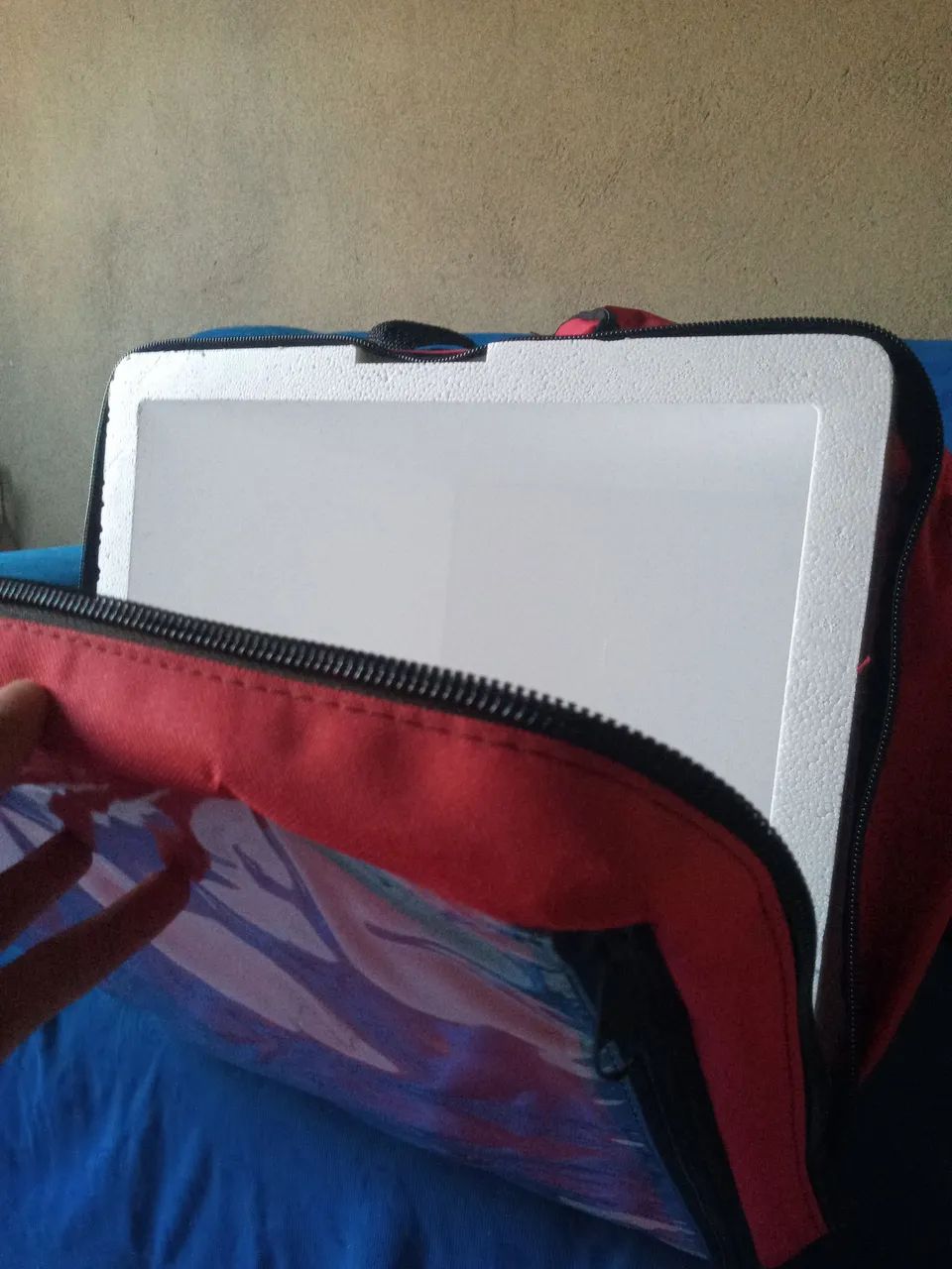 Bag 45L Mochila para Motoboy Vermelha - Foto 5