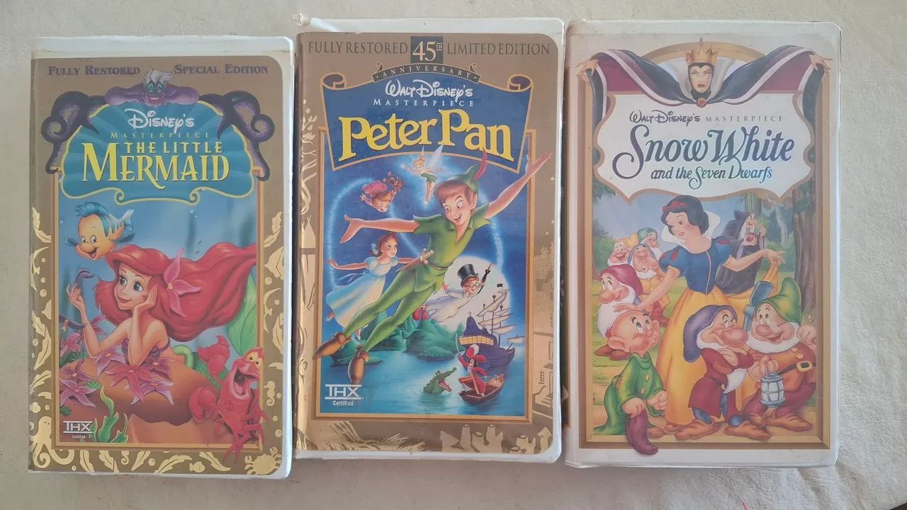 VHS Disney originais importadas 