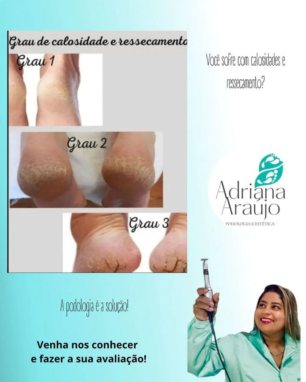 Adriana Araújo podóloga responsável  - Foto 5