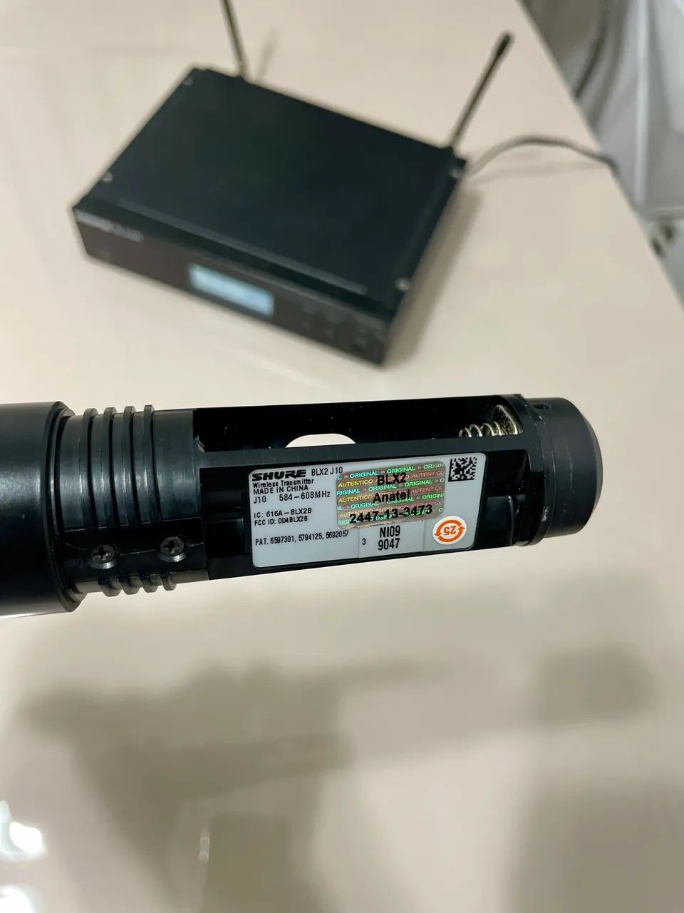 Microfone sem fio Shure BLX 2 / SM58 Original  - Foto 3