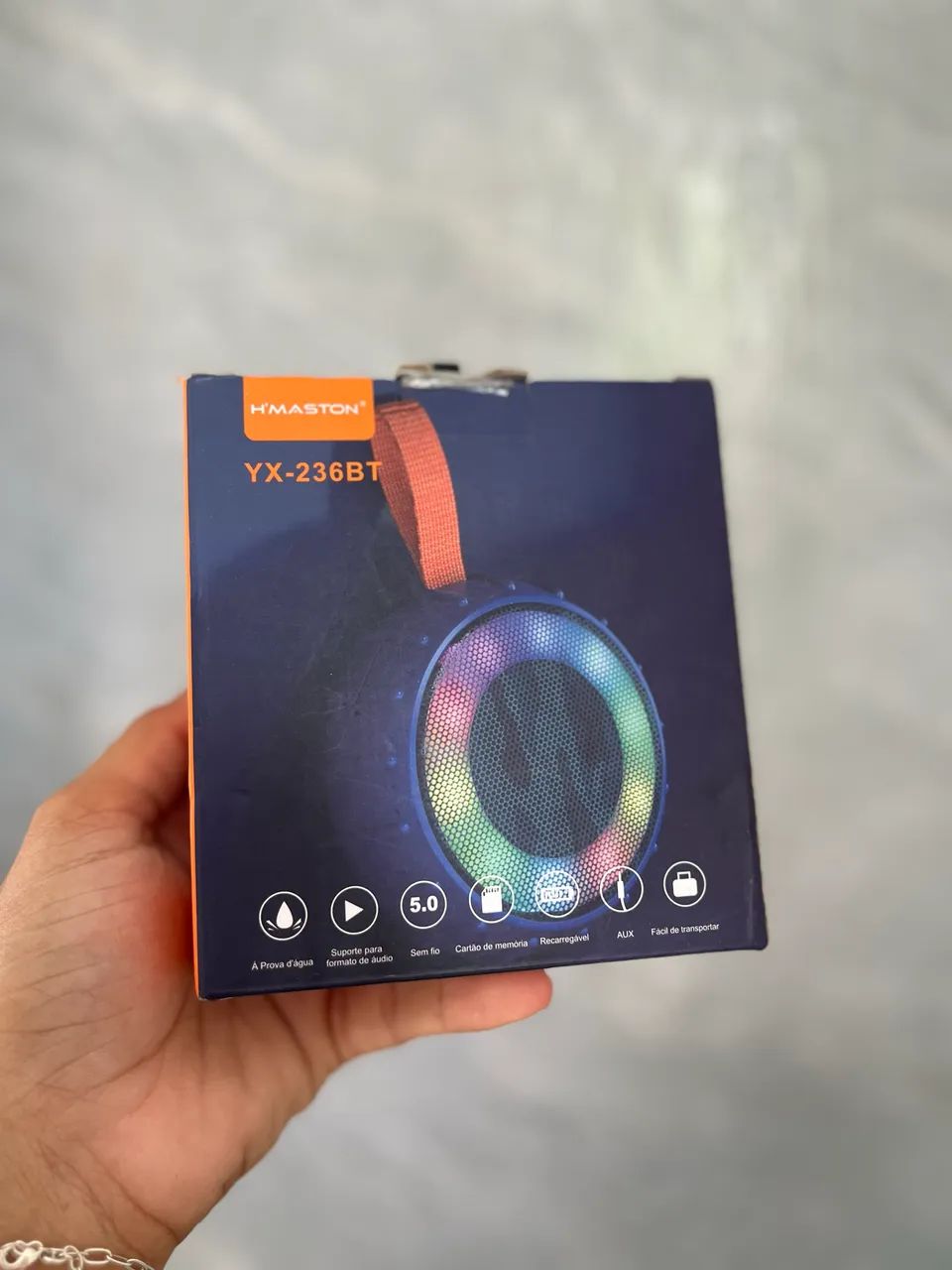 Caixa de som Bluetooth com leds - ENTREGAMOS A DOMICÍLIO 