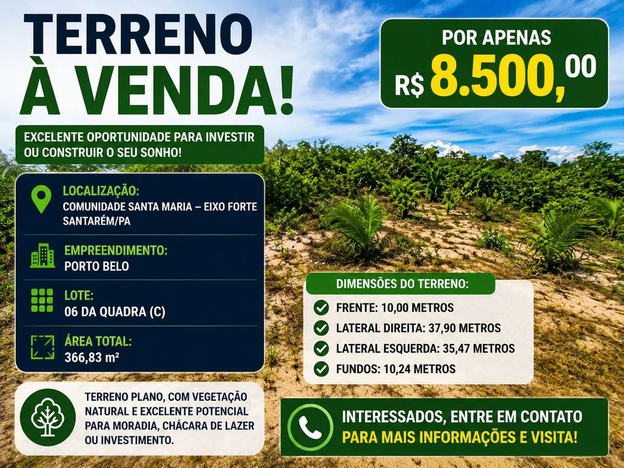 Terreno o Eixo forte 
