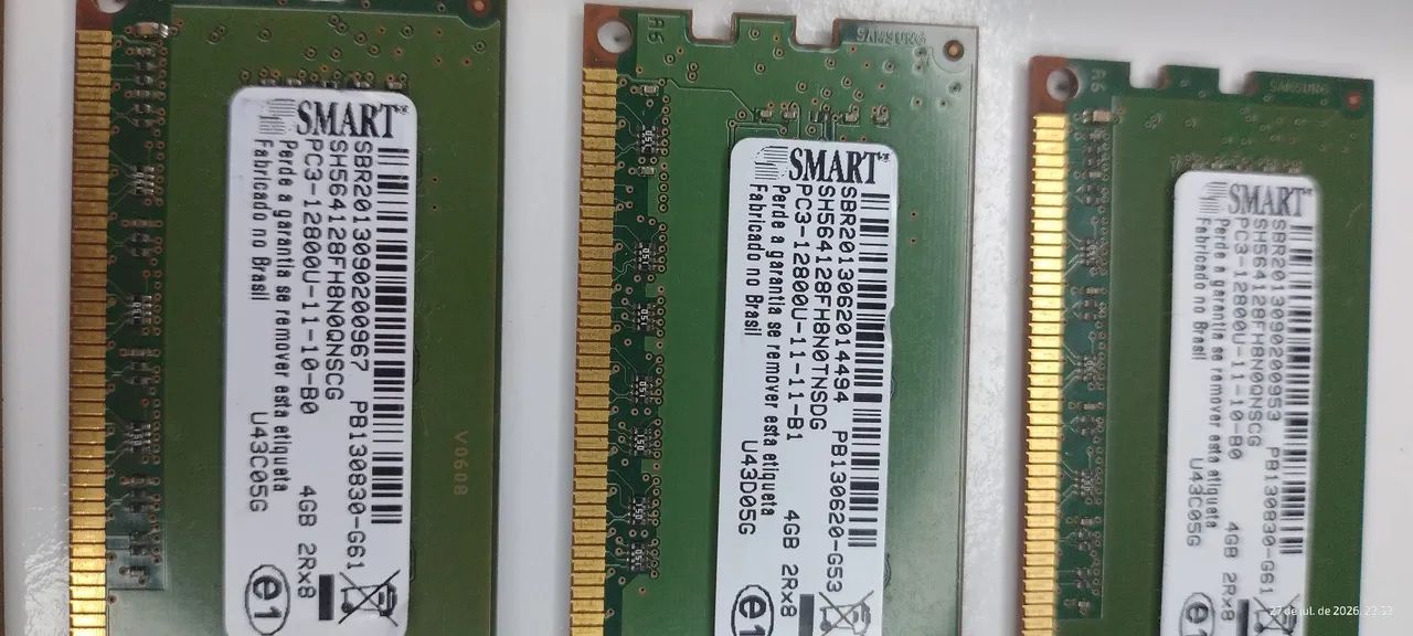 5 pentes Memórias DDR 3 PC - Foto 2