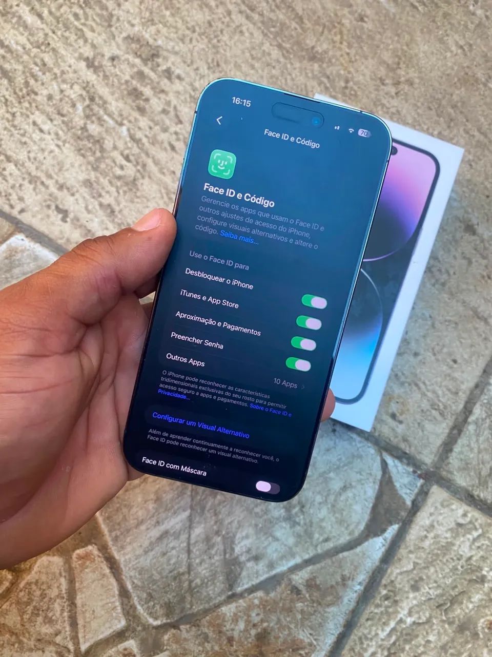 Vendo ou Troco iPhone 14 Pro Max em S26 - Foto 3