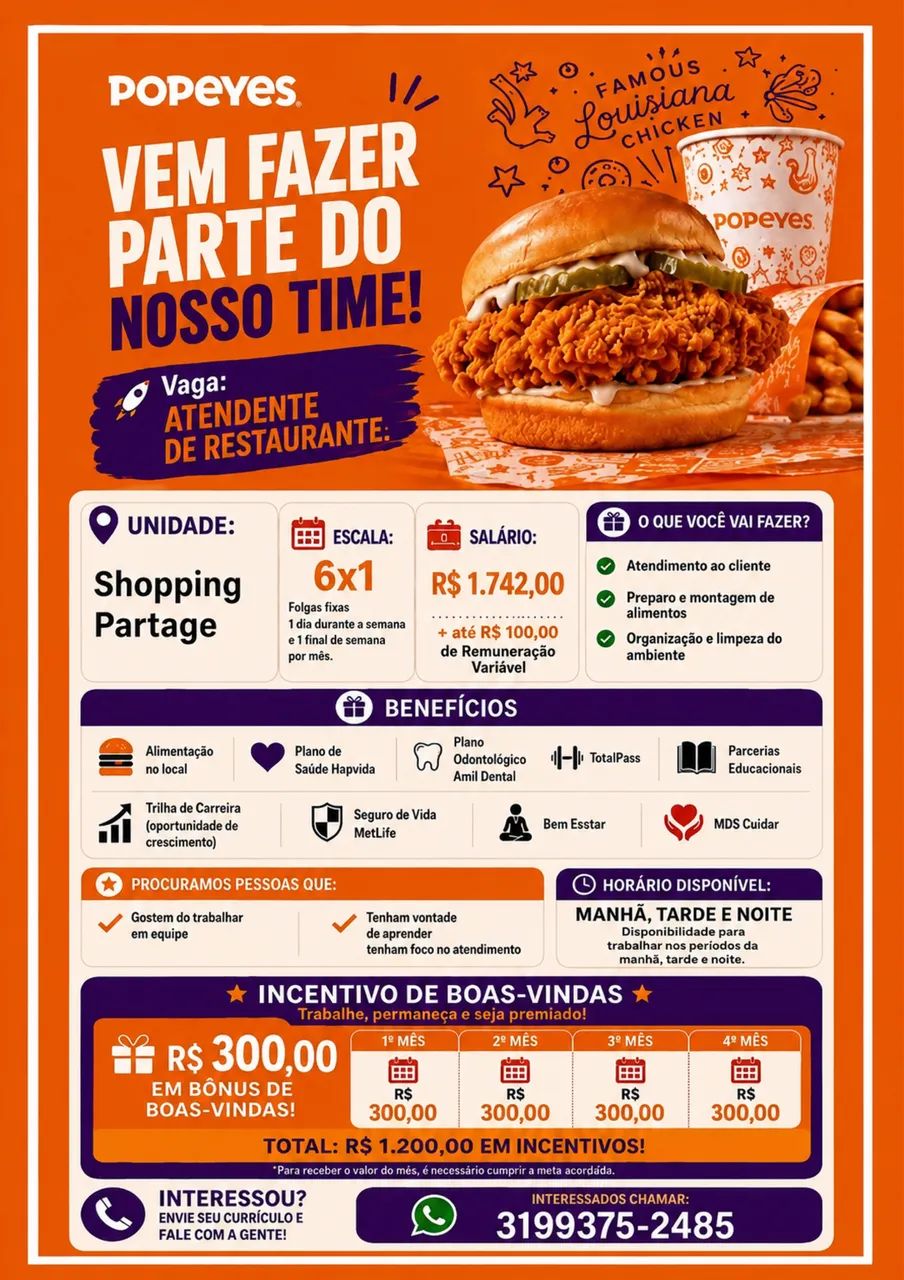 Vaga de emprego 