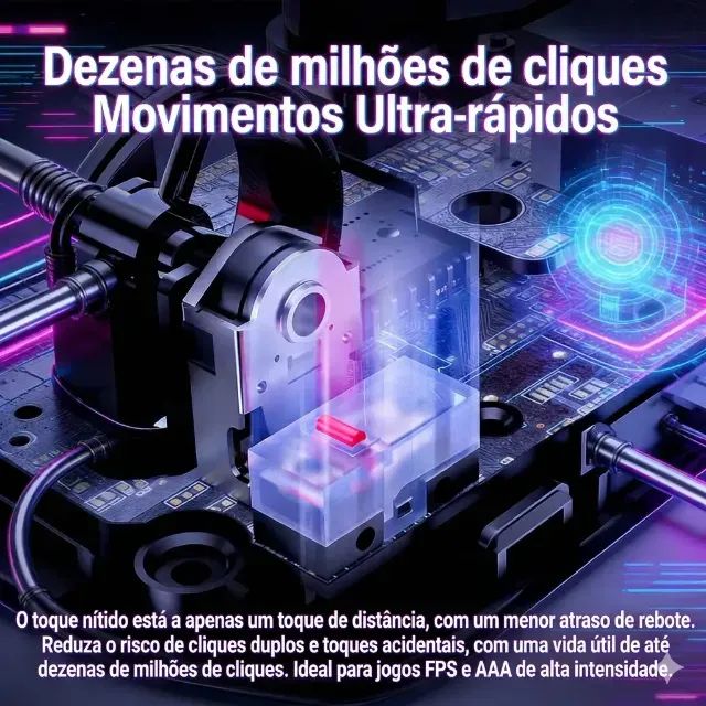 Mouse Sem Fio Smailwolf M3 Tri Mode 2.4g Bluetooth - Foto 5