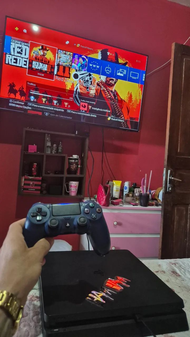 Playstation 4 1TB impecável 
