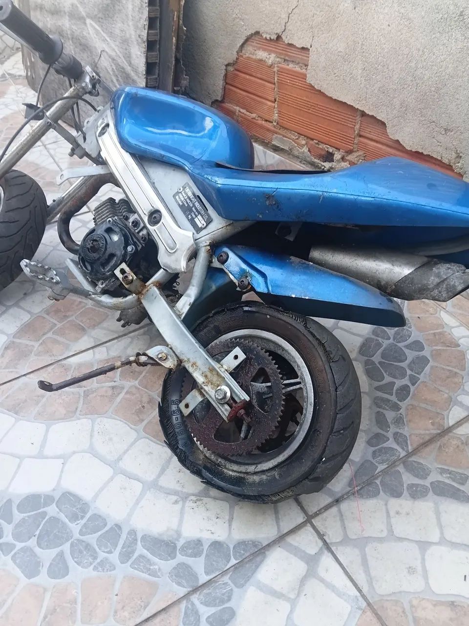 Mini moto 49cc motor 2 tempos - Foto 2
