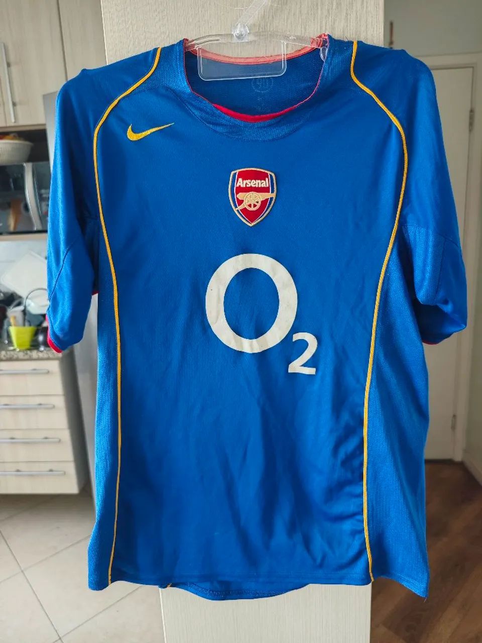 Camisa Away Arsenal 2004/2005 tam. G - Foto 2