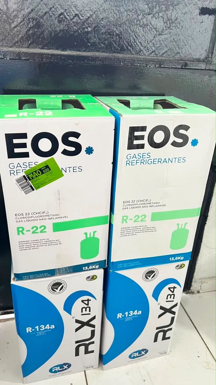 VENDO GÁS REFRIGERANTE R-134 R-22