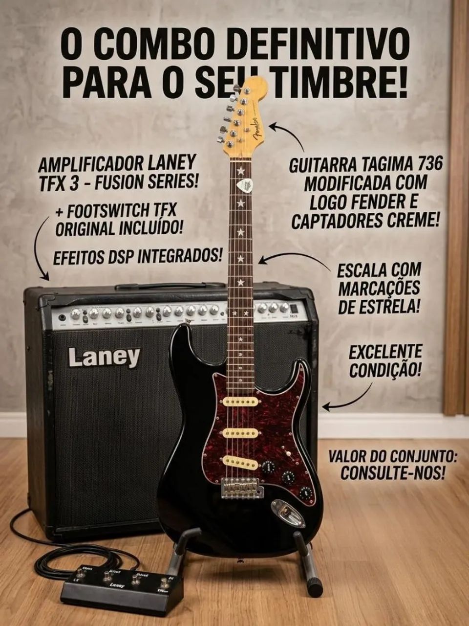 Vendo guitarra e amplificador 