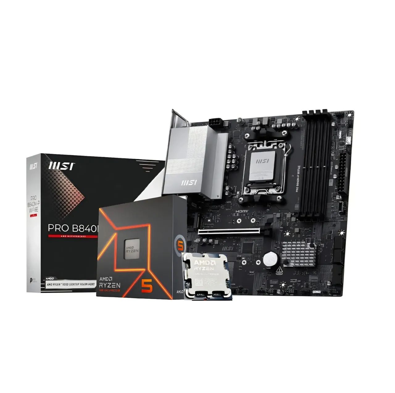 Ryzen 5 7600x + B840m Wi-Fi | Troco e parcelo