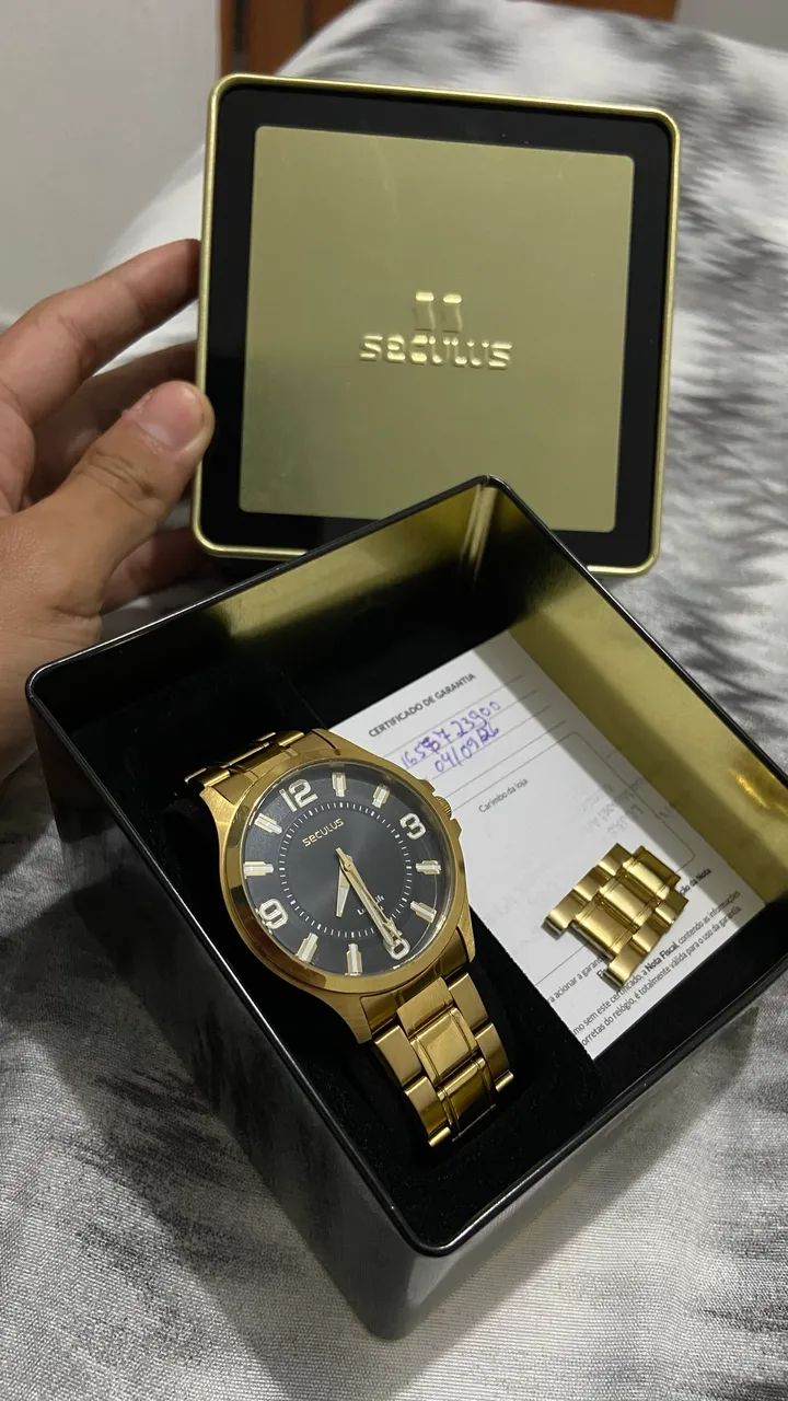 Relógio Seculus 2 anos Garantia  - Foto 2