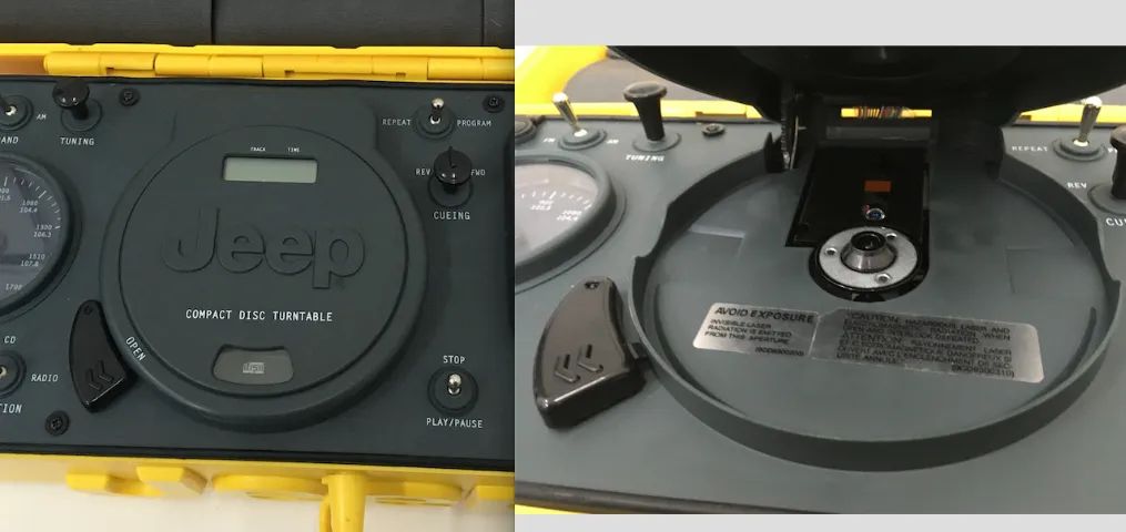 Boombox WPSS-1A Estilo Jeep Militar AM/FM CD Cassete - Foto 4