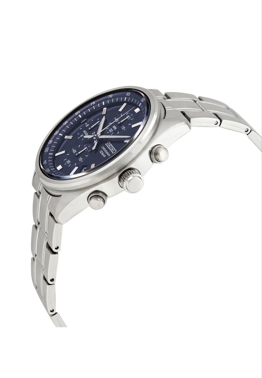 Seiko Chronograph Blue Dial - Foto 4