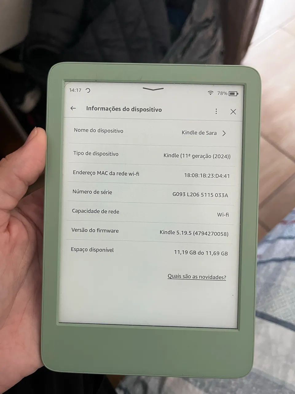 Kindle 11ª Geração 