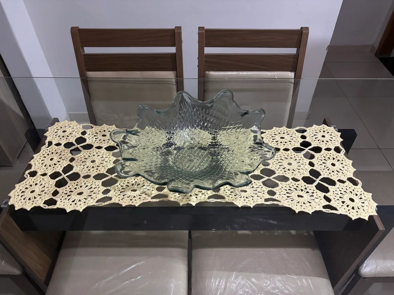 Mesa de vidro com 6 lugares - Foto 3