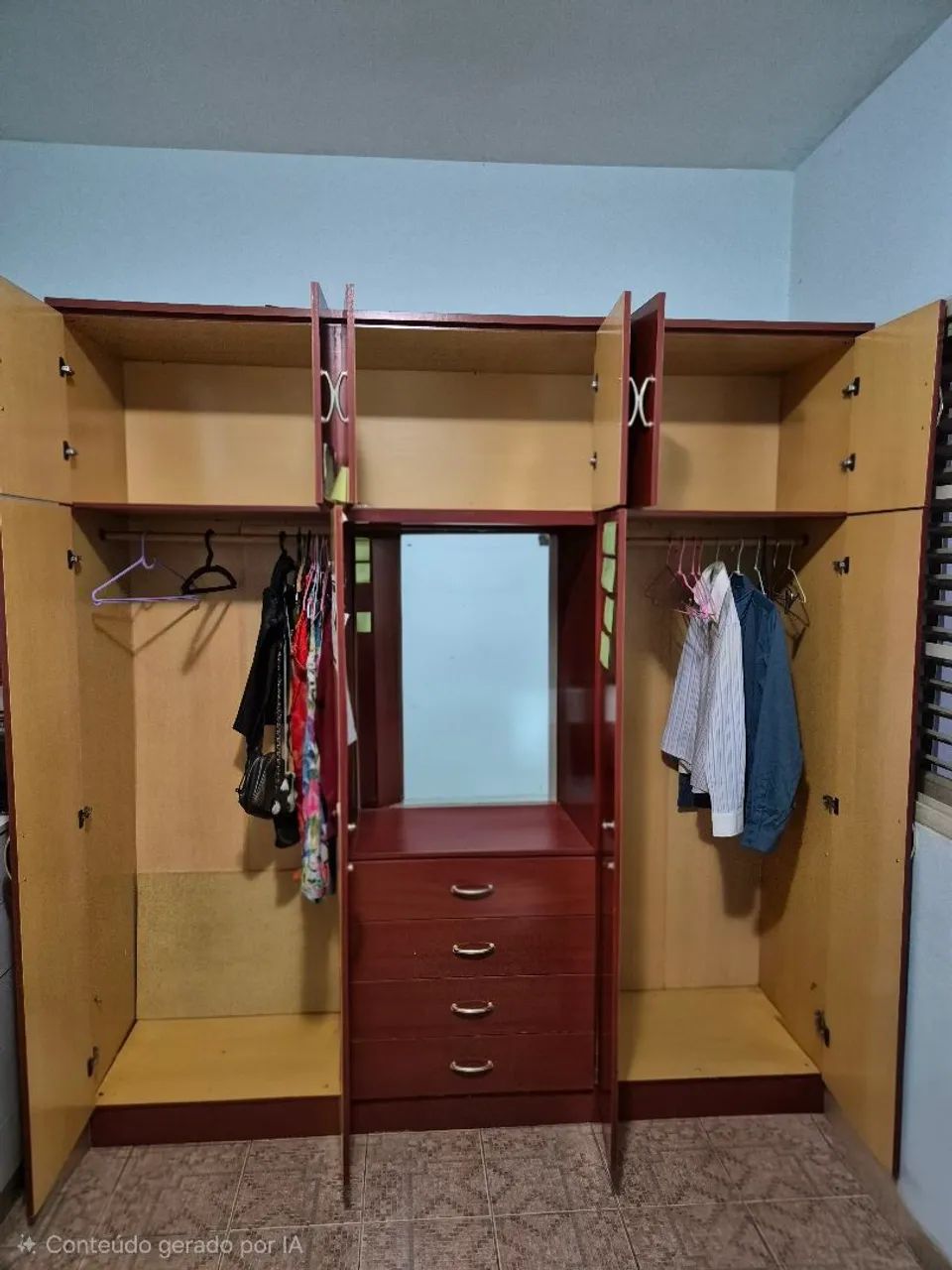 Guarda Roupa 10 portas com Espelho - Foto 2