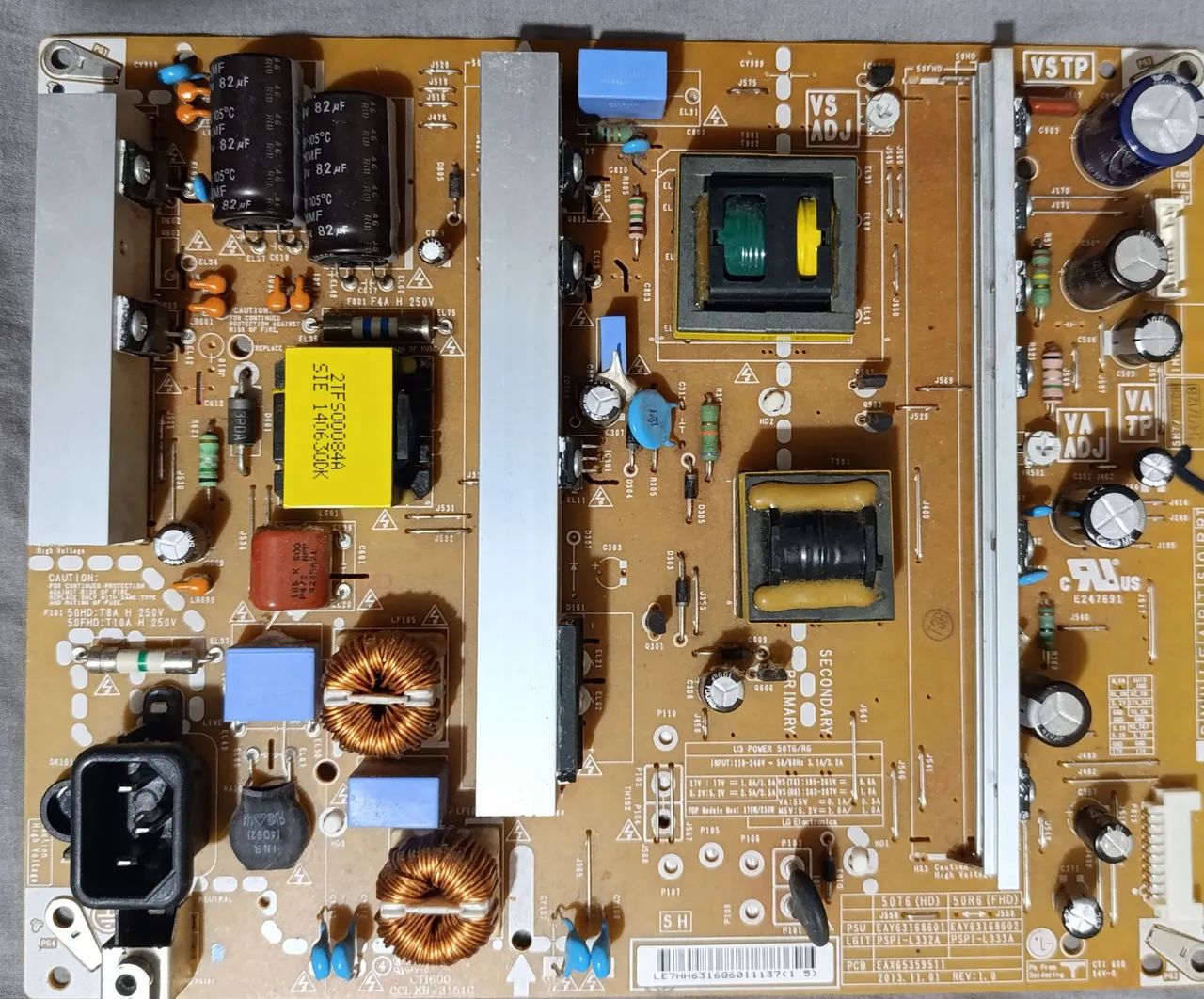 Placa Fonte TV Plasma LG 50 Polegadas 50PB560b Original