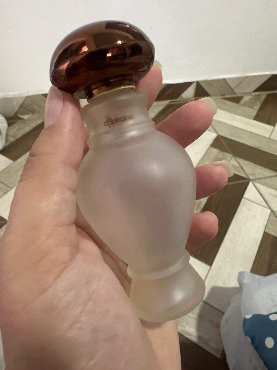 Frasco de perfume antigo do O Boticário 