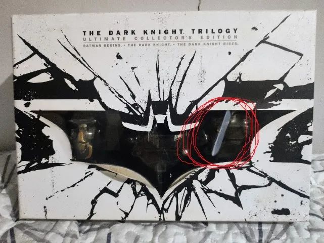 Batman Trilogy Blu Ray Importado (detalhe)