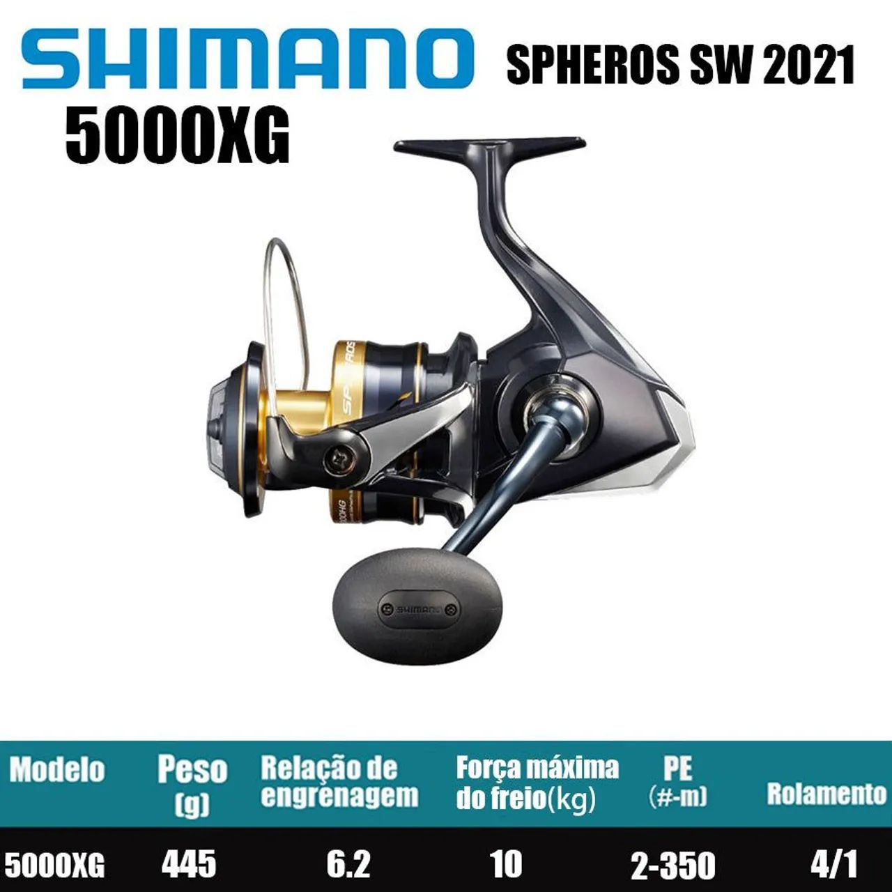 SHIMANO 2021 SPHEROS SW 5000XG - Foto 2