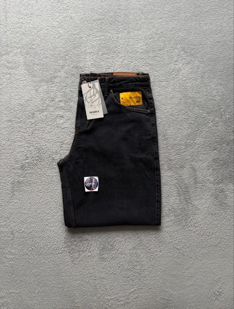 Calça Jeans Barra Crew Clássica Preta  - Foto 2