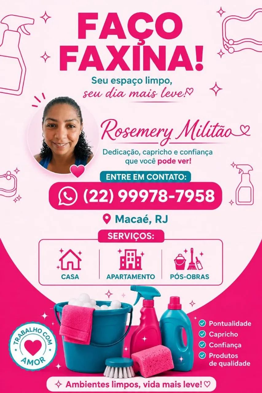 Faxina em Macaé 