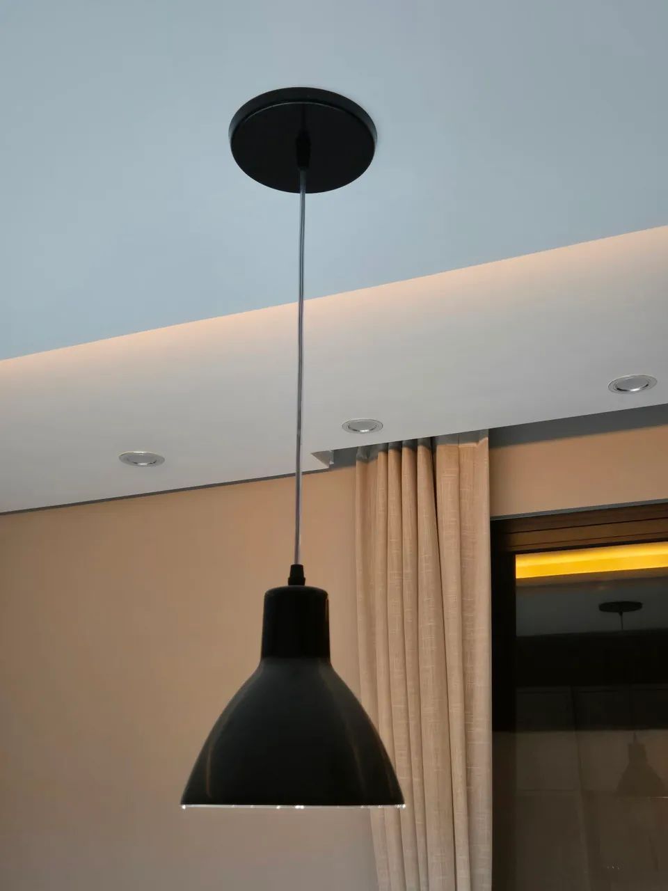 Pendente preto quarto/cozinha  - Foto 3
