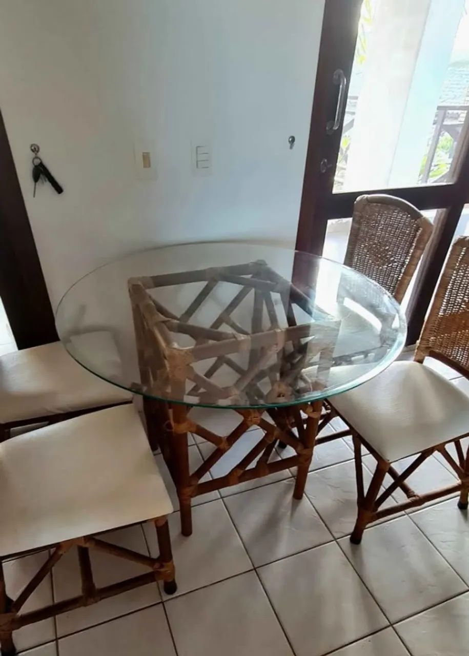 Conjunto mesa c/4 cadeiras Abitare - Foto 3
