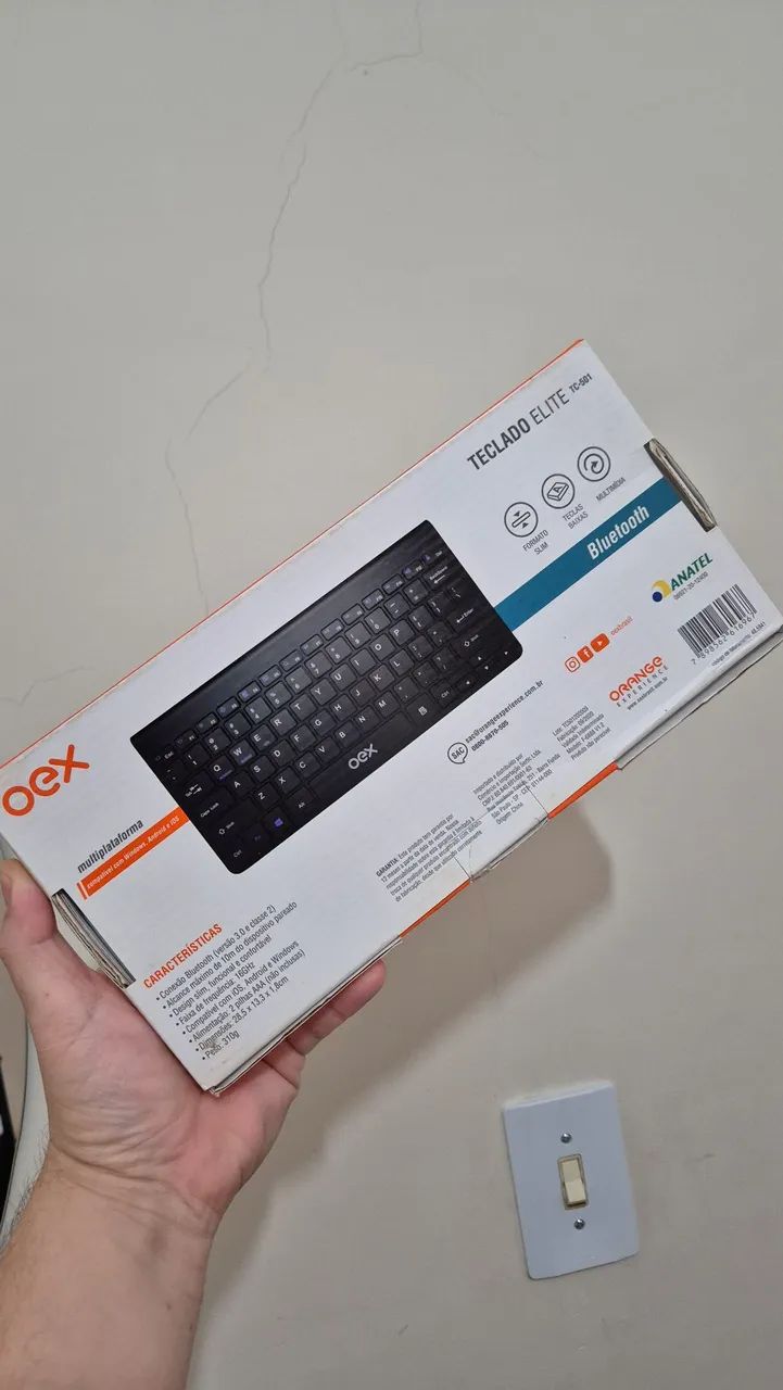 Teclado sem fio OEX TC-501 - Foto 2