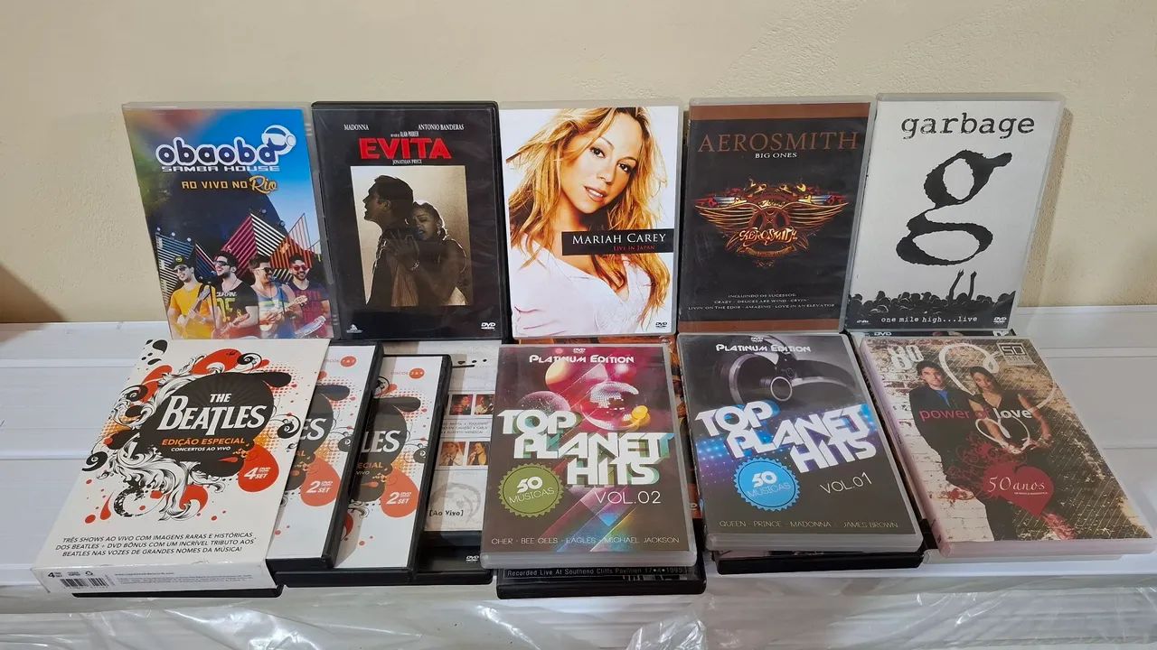 Dvds musicais lote com 46 dvds - Foto 2