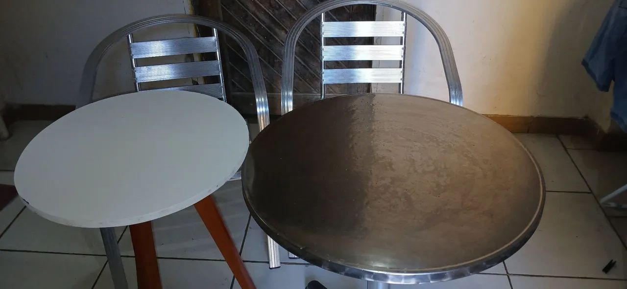 Vende mesa e cadeiras de alumínio  - Foto 2