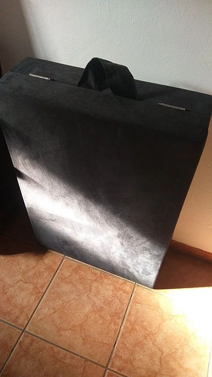 Cama portátil ou sofazinho camurça  - Foto 4