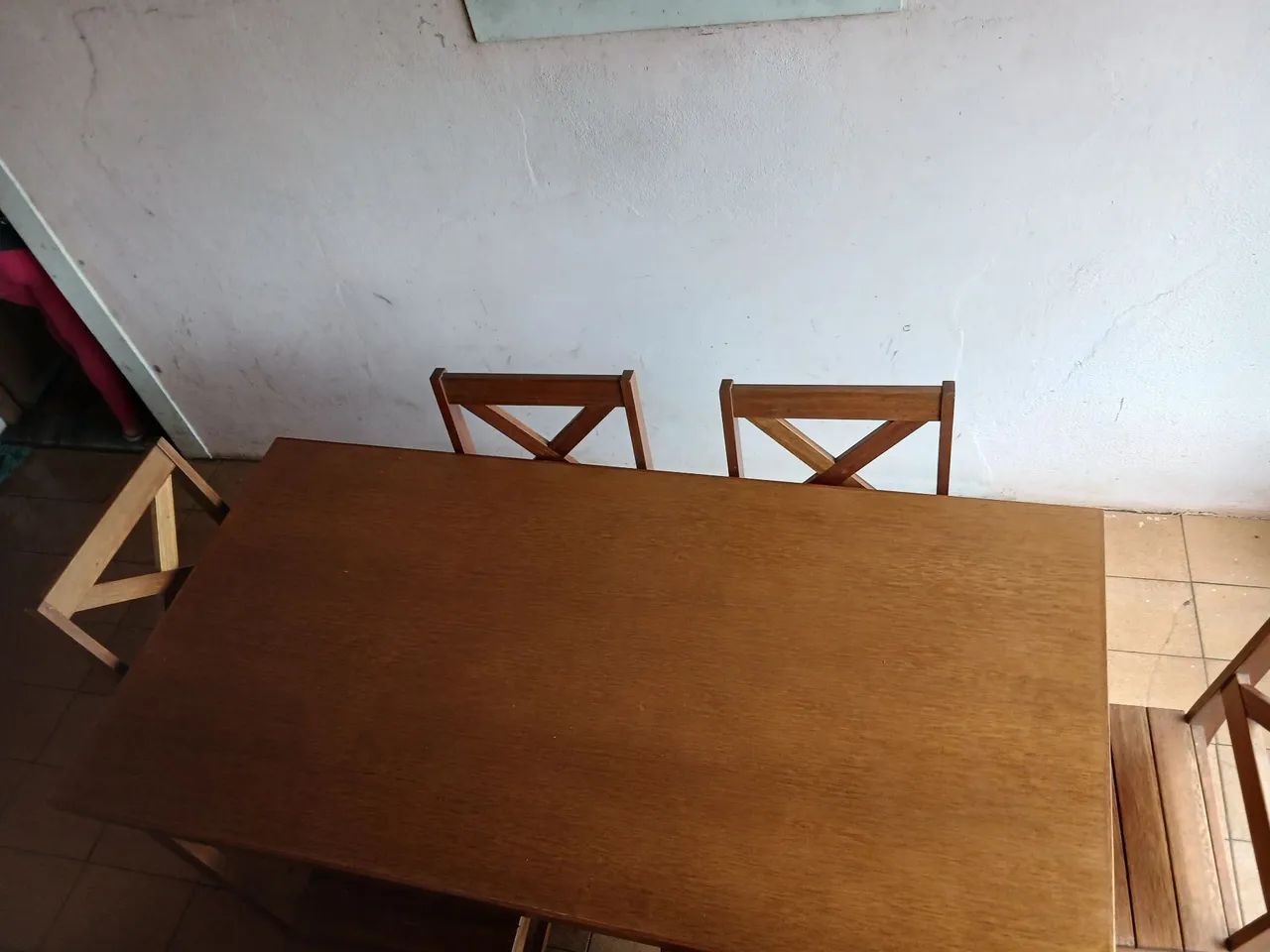 Mesa madeira com 6 cadeiras - Foto 4
