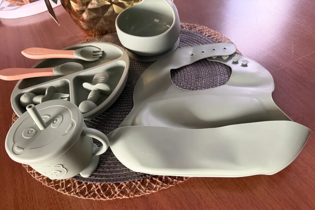Vendo kit de introdução alimentar de silicone retirada na cidade nova  - Foto 2
