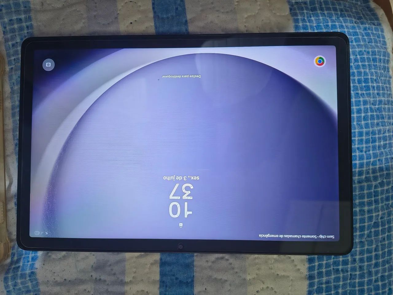 Vendo tablet Samsung a 9 plus com entrada de chip  - Foto 2