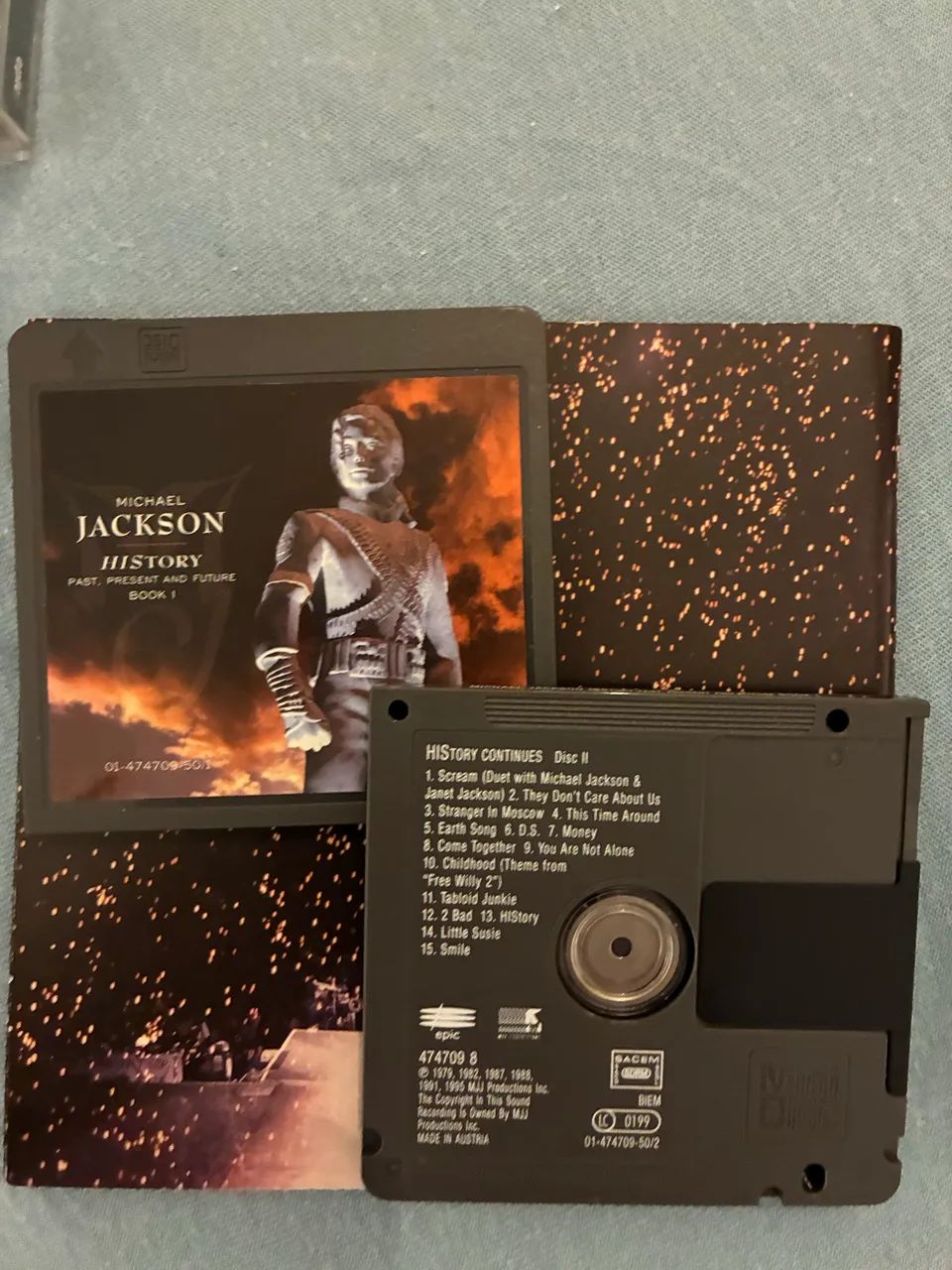 MD Michael Jackson History I e II  Book 1 ( 2 discos e Livreto original ) - Foto 3