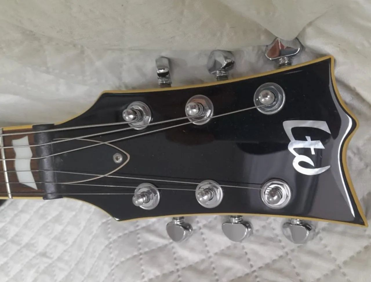 LTD EC-401VF Eclipse Vintage Flame Les Paul com Seymour Duncan JB / 59 - Foto 3