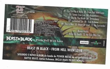 CD Beast In Black - From Hell With Love - CDs, DVDs etc - Cremação