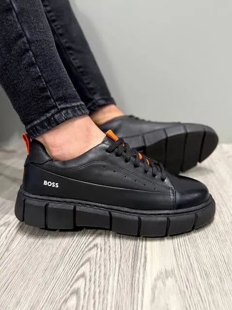 tenis boss couro