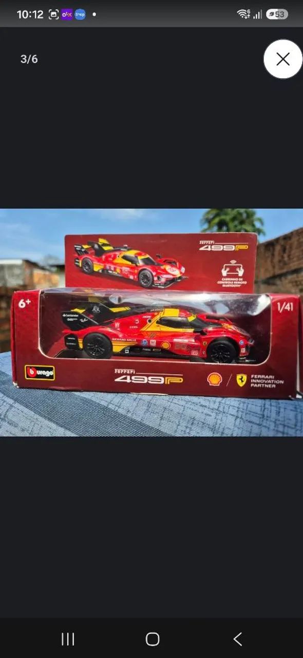 ? Miniatura Ferrari 499P Hypercar Bburago