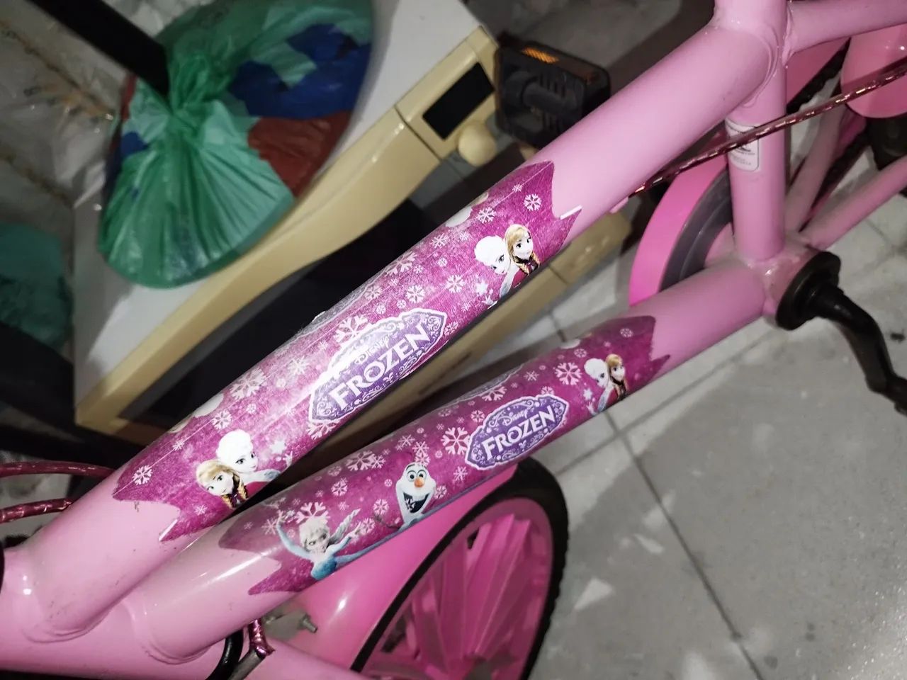 Bicicleta aro 16 rosa - Foto 2