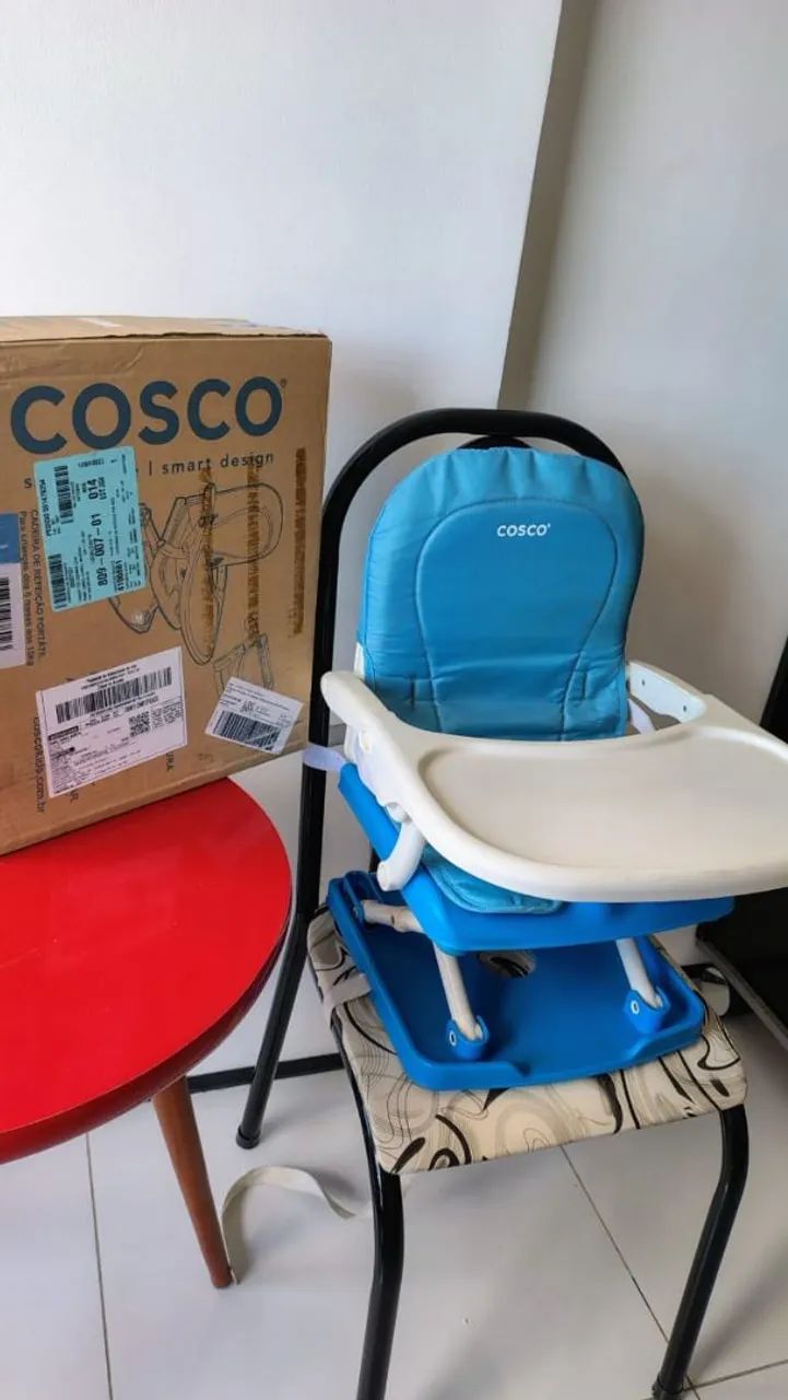 Cadeira de alimentação portátil cosco