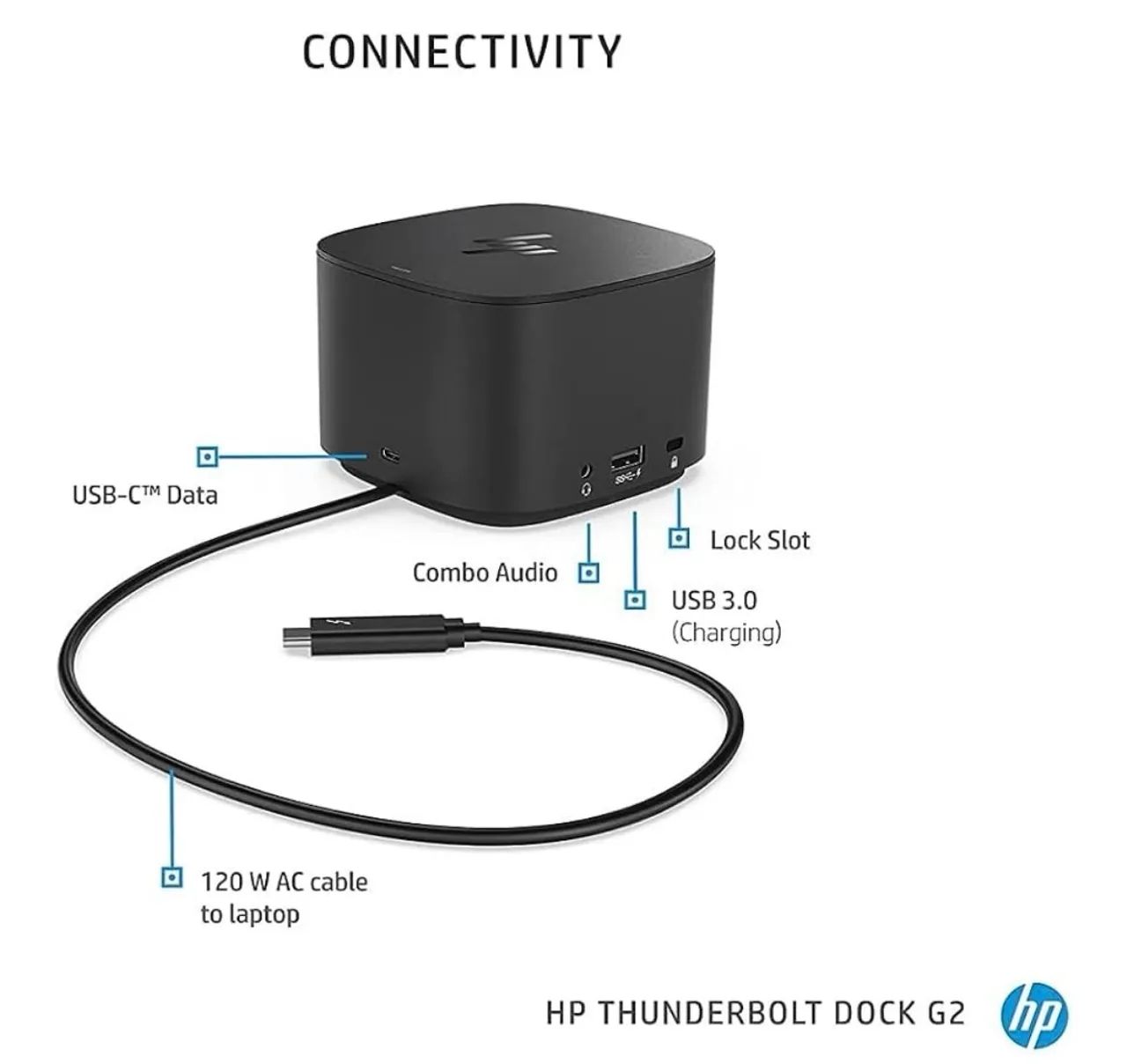 Dock USB-C Thunderbolt 120W G2 2UK37AA - Foto 2